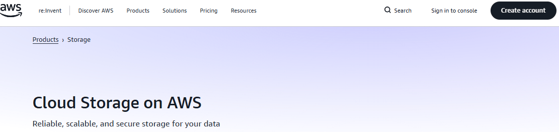 AWS Storage image