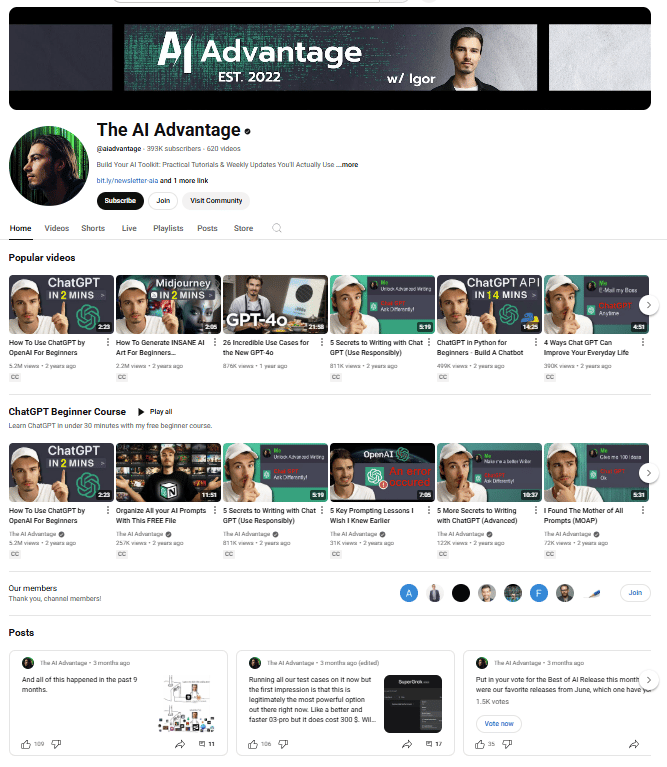 The AI Advantage image