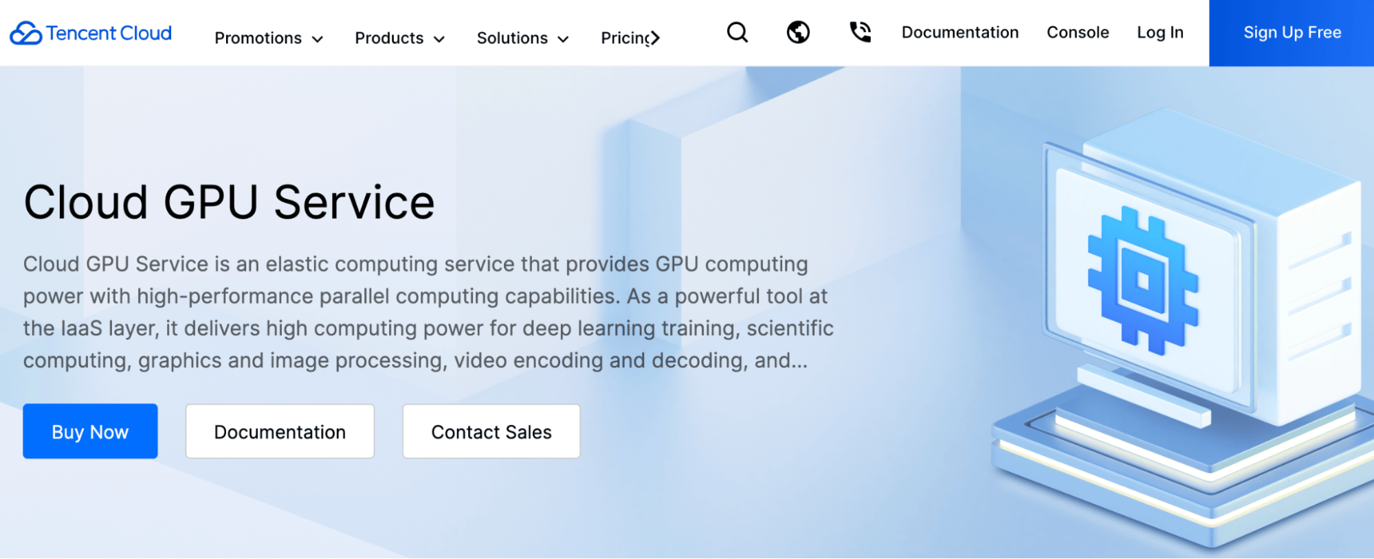image How to choose a cloud GPU Provider - Tencent Cloud