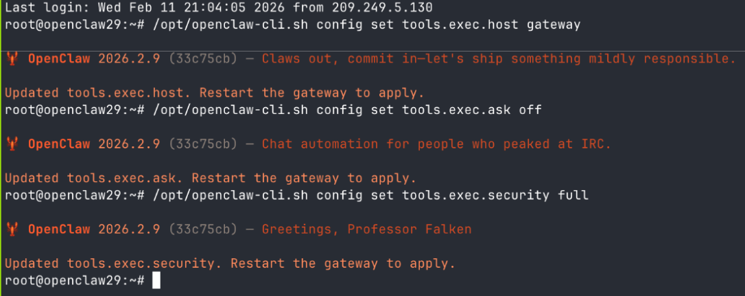 Adjust Execution Policies