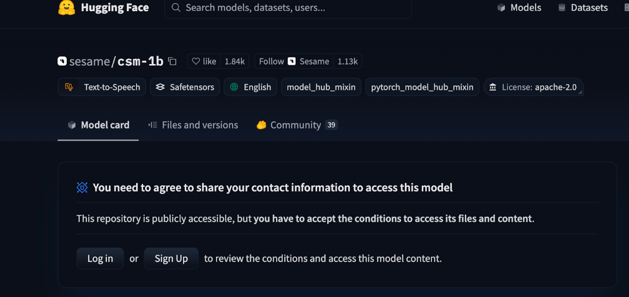 model permission