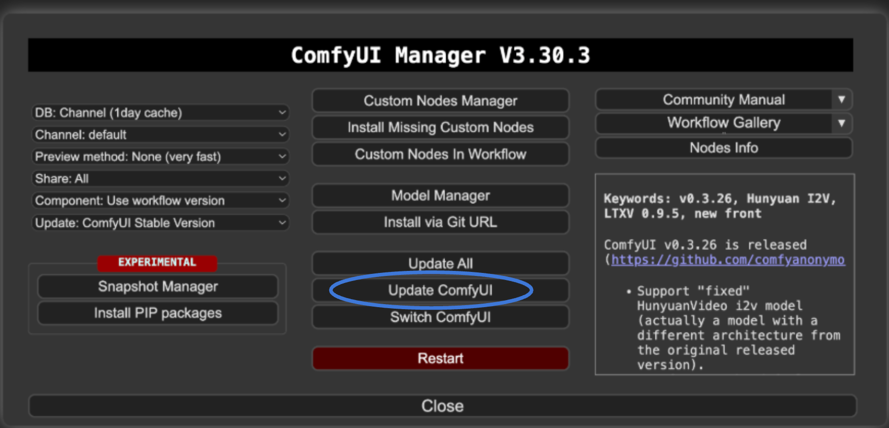 update manager