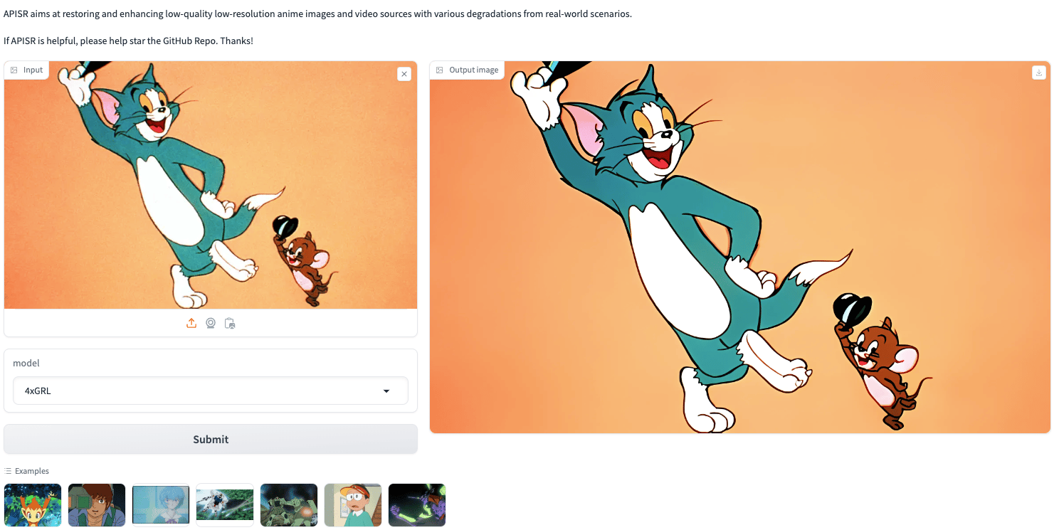 Restored Image of Tom and Jerry