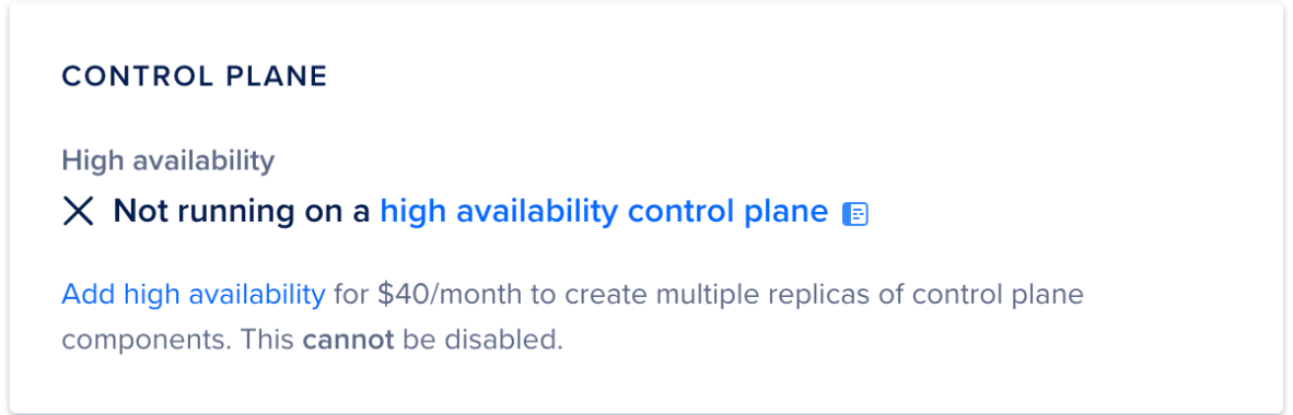 Enable HA image