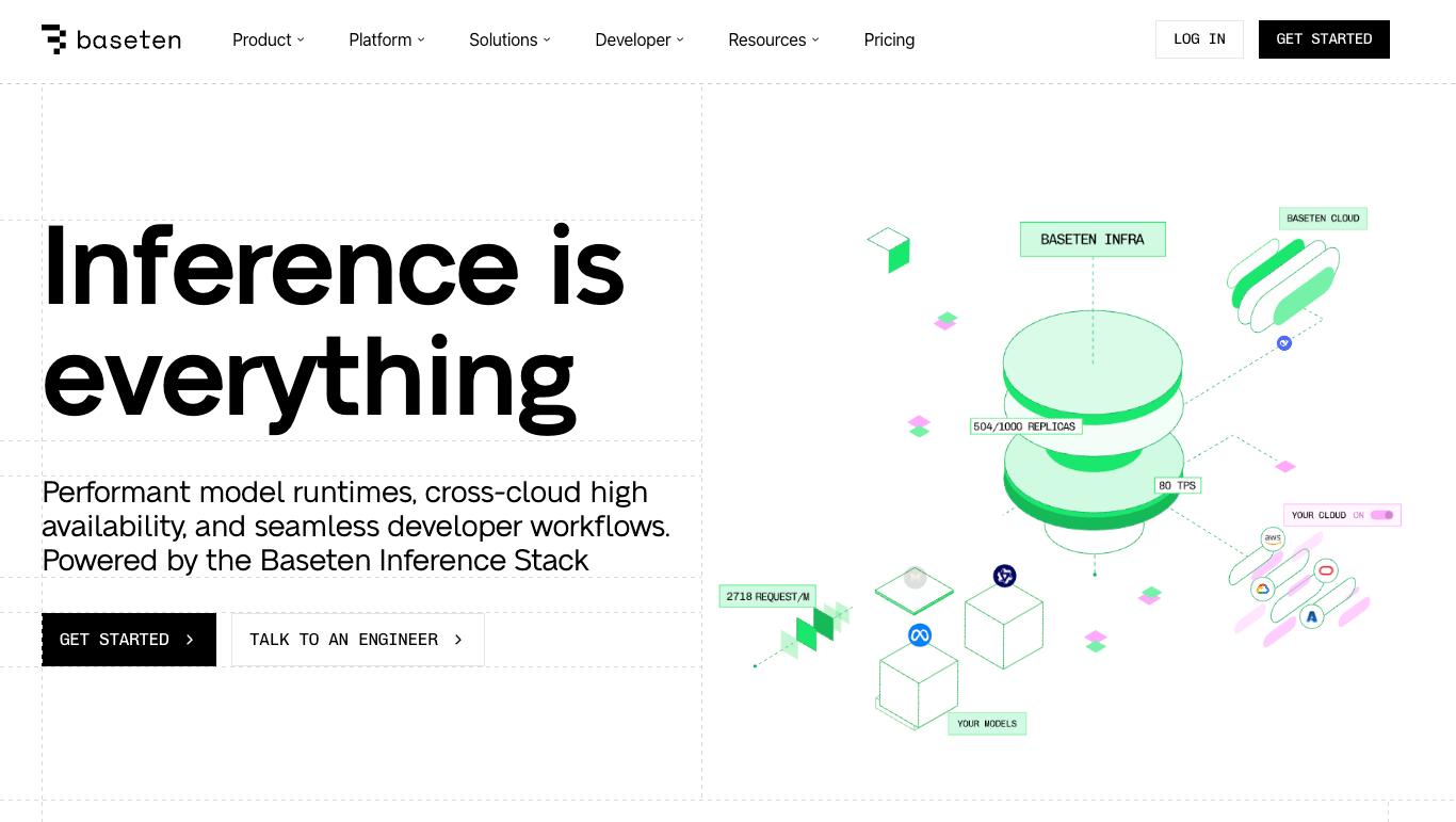 Baseten website