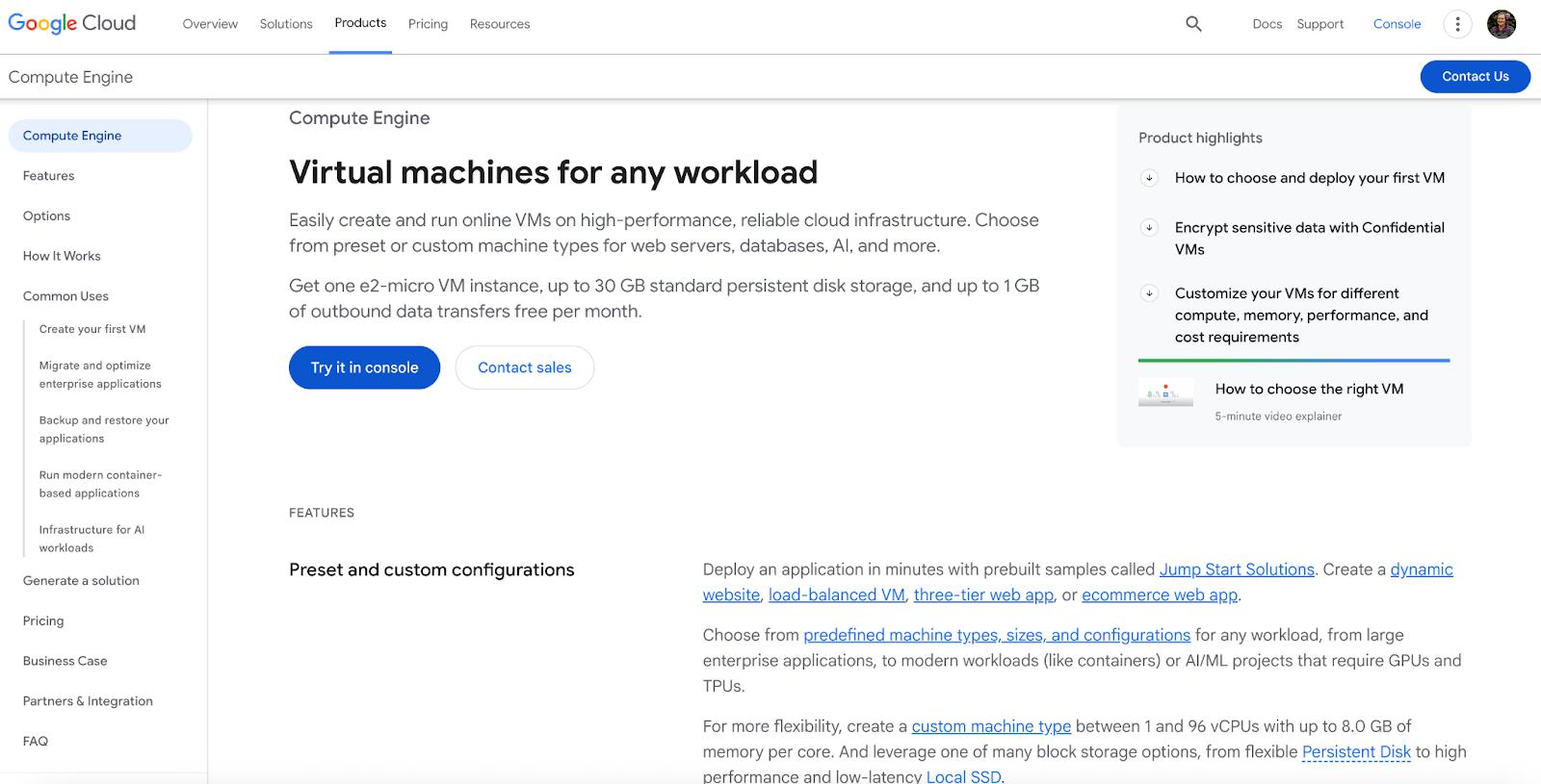 Google website