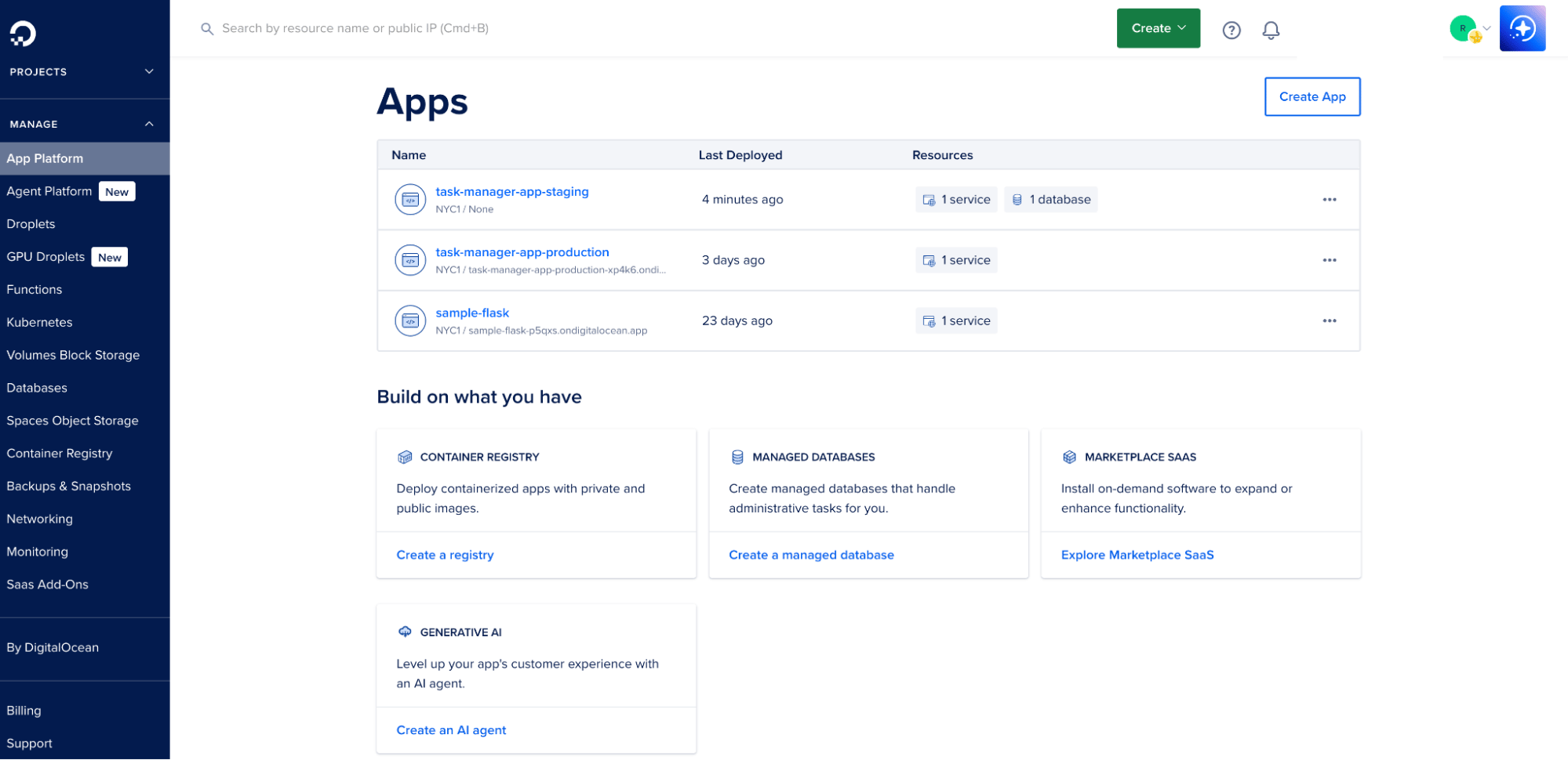 App Platform Setup