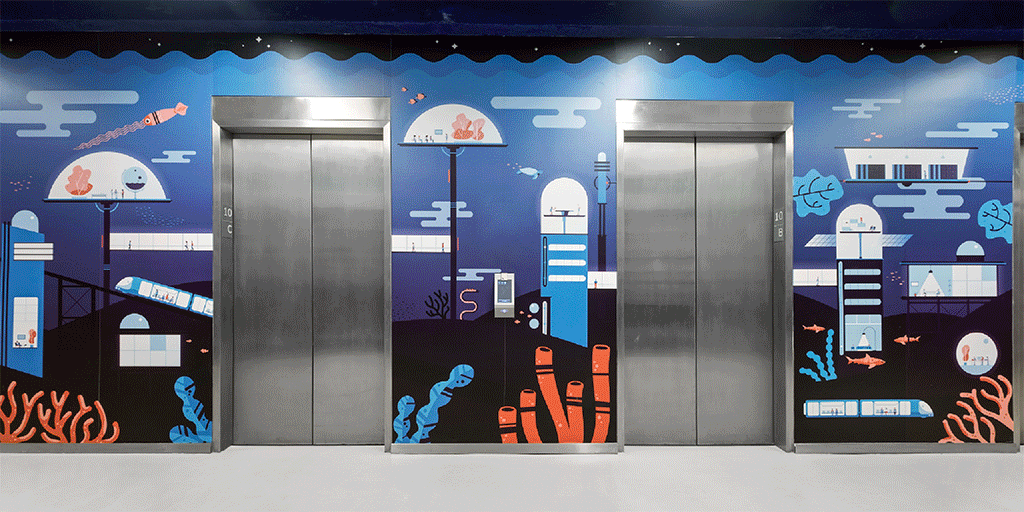 Murals by Alex Mostov Masami Kubo