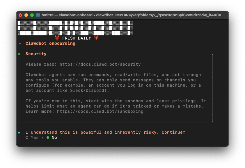 Bot Onboarding
