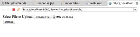 Servlet 3 File Upload HTML