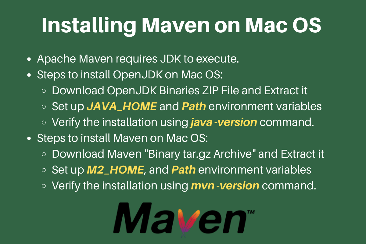 How to Install Maven on Mac OS