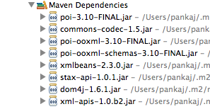 Apache POI Jars, Apache POI, Apache POI example, apache poi tutorial