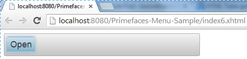 Primefaces Menubar - Root Menuitem