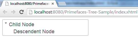 Primefaces Tree, Primefaces Tree Example