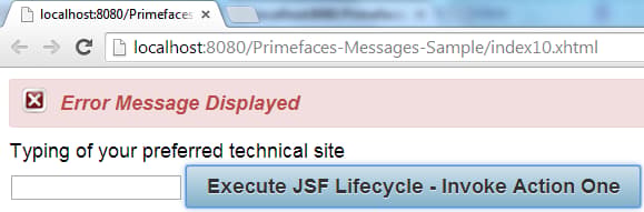 Primefaces Messages - Message With HTML content