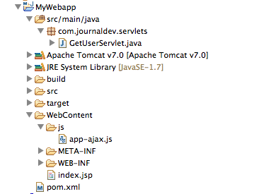 AJAX Java, Ajax JSP, Ajax Servlet, Ajax JSP Example