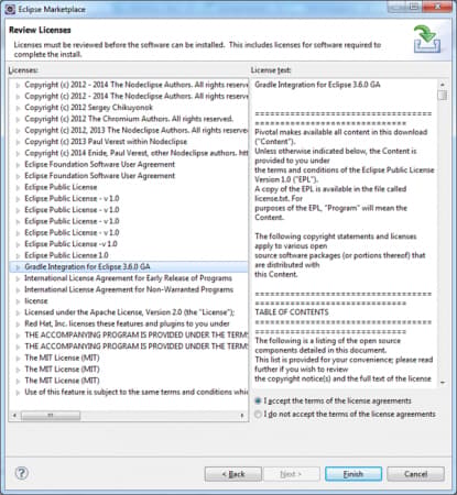 gradle eclipse plugin installed