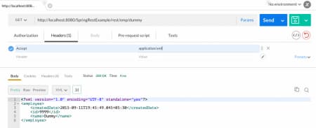 spring xml, spring rest xml