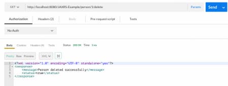 Jersey REST API