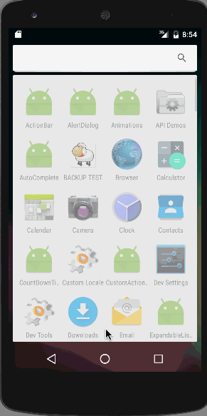 Android AutoCompleteTextView Example App