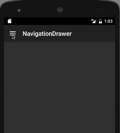 android navigation drawer example