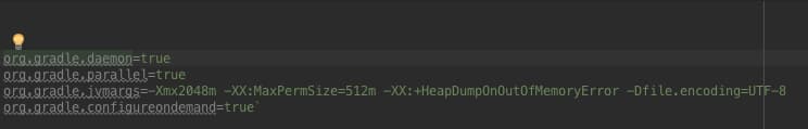 android gradle properties, increase gradle build speed
