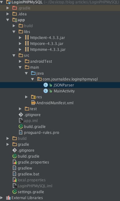 android login, android registration