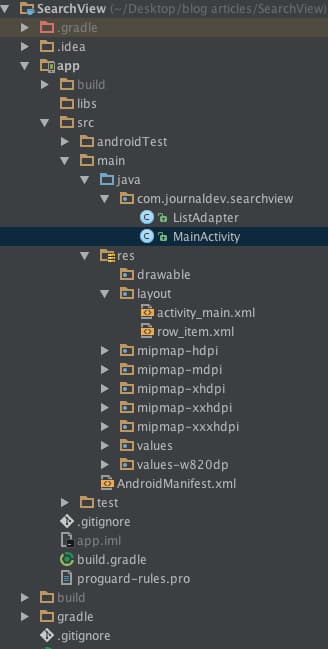 android search view, android SearchView, android SearchView Example