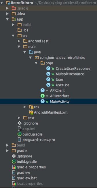 android retrofit example tutorial, retrofit 2 tutorial