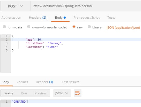 Spring Data JPA Create