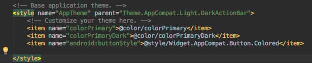 android button style