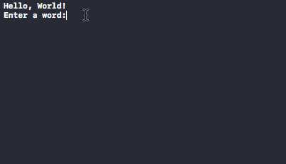 swift readline, swift print