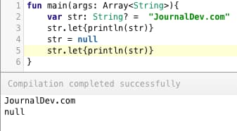 kotlin interview questions let
