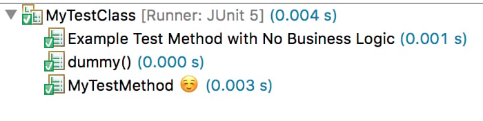 Junit Display Name @DisplayName annotation
