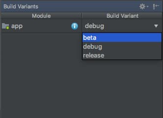 android build type variants