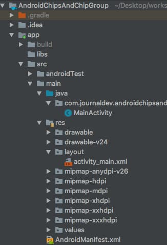 android chips project structure