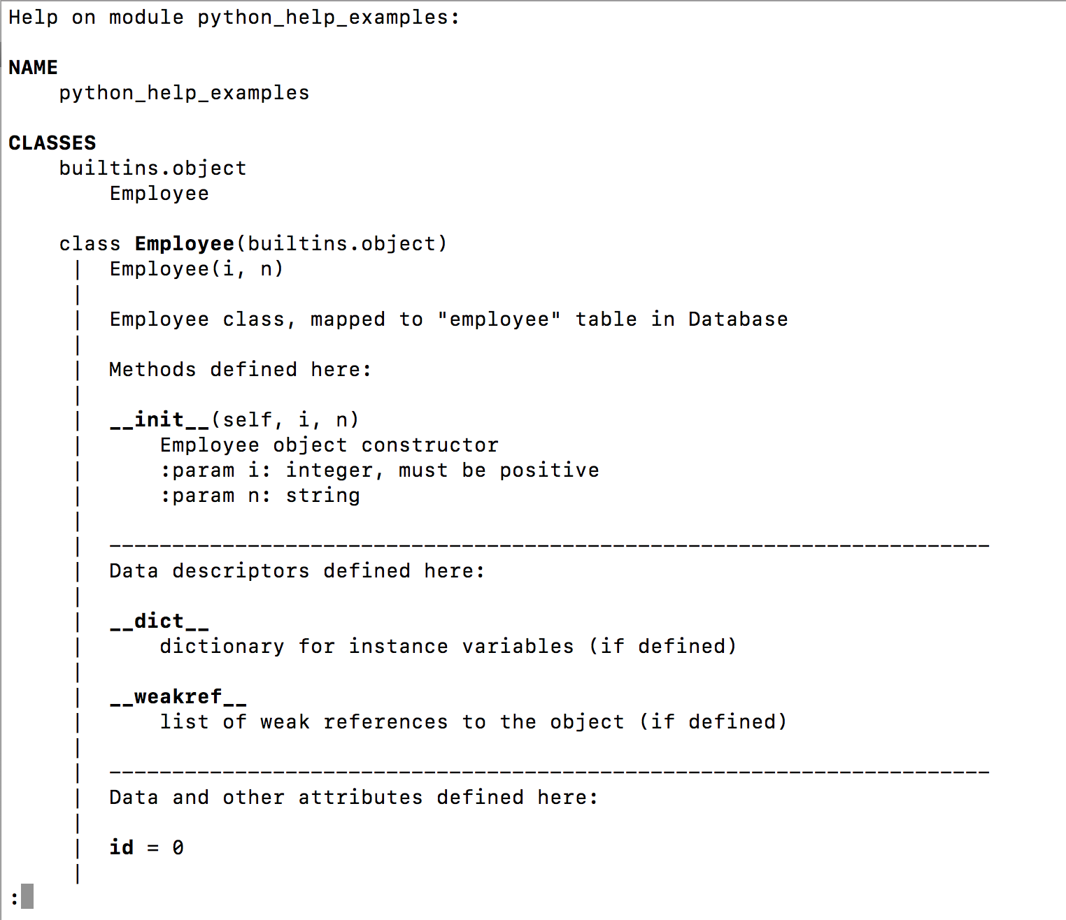 python help custom module
