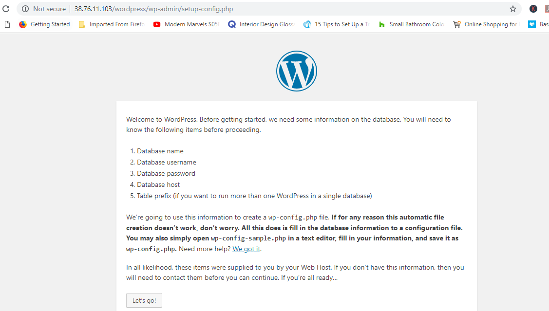 install wordpress on ubuntu