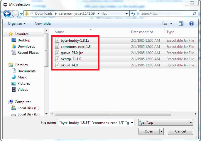 Selenium Libs