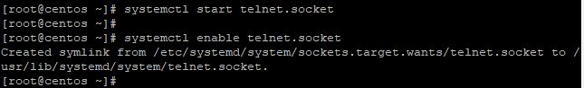 Start And Enable Telnet