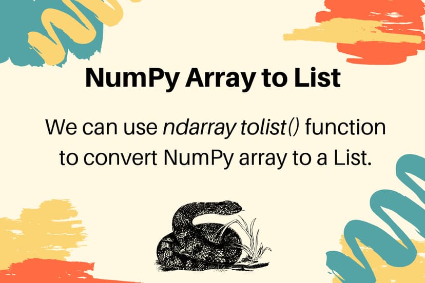 Convert NumPy Array to List in Python Easily | DigitalOcean