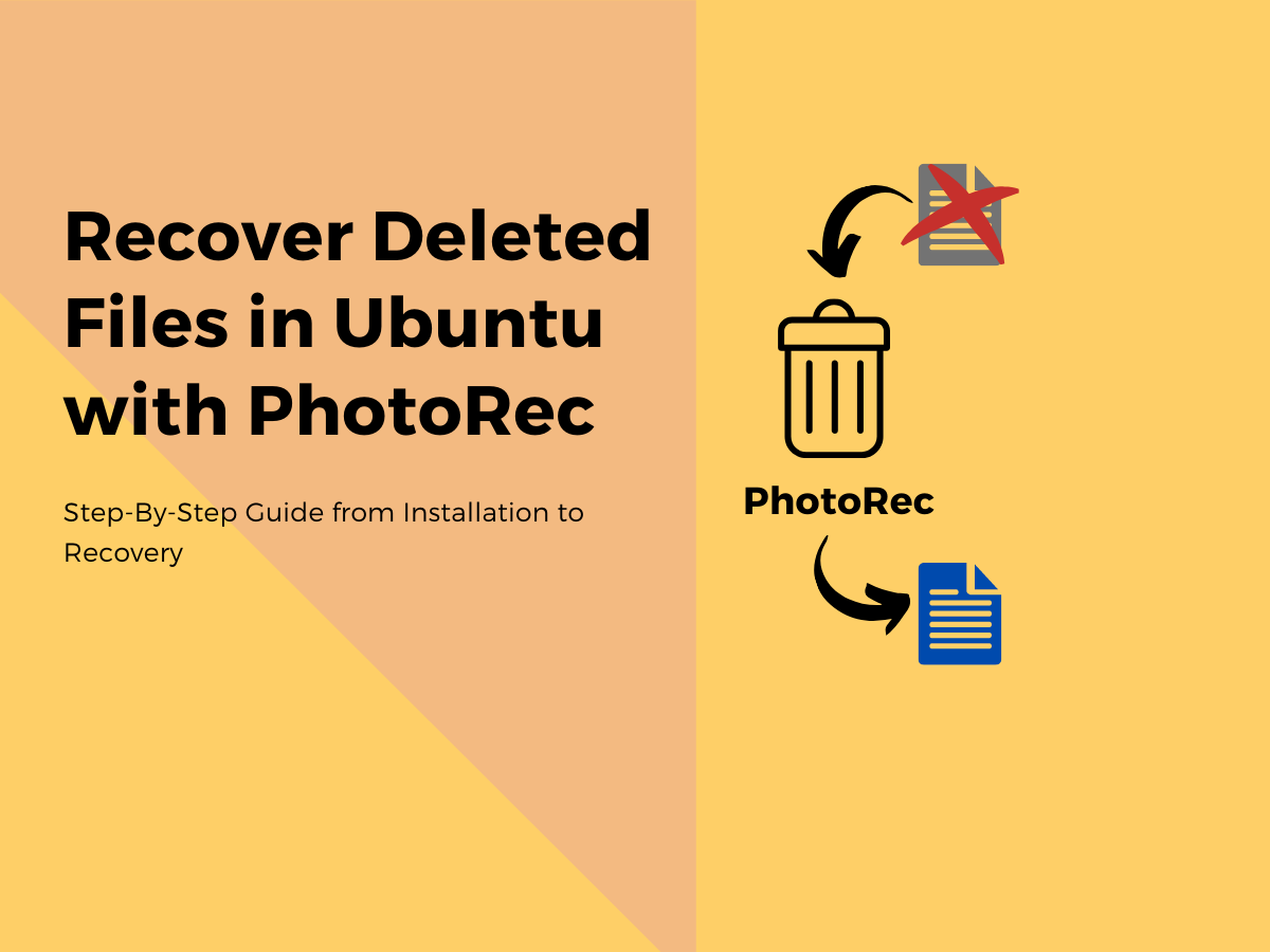 How to use PhotoRec to Recover Deleted Files in Linux/Ubuntu How to use PhotoRec to Recover Deleted Files in Linux/Ubuntu
