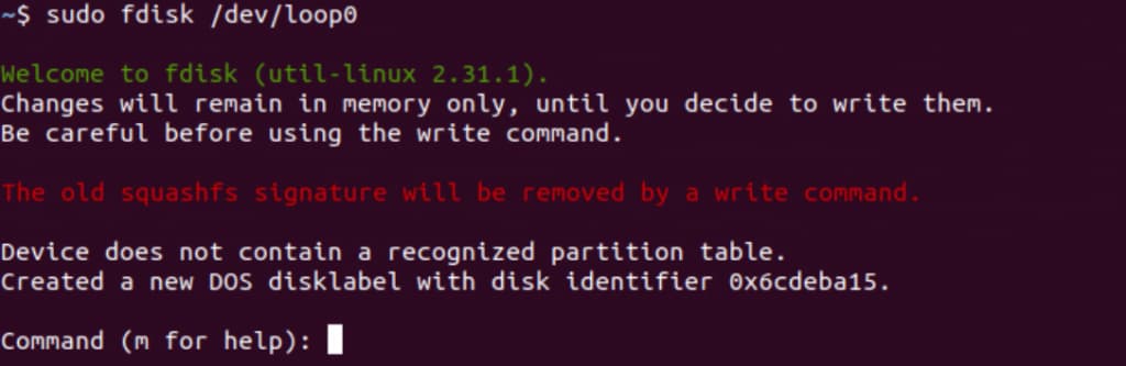 Partitioning A Disk